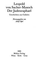 Cover of: Der Judenraphael: Geschichten aus Galizien