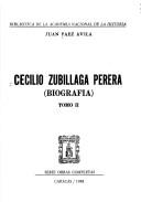 Cecilio Zubillaga Perera by Juan Páez Avila