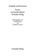 Cover of: Gedanke und Gewissen by herausgegeben von Günther Busch und J. Hellmut Freund.