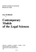Cover of: Contemporary models of the legal sciences