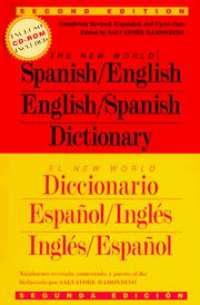 Cover of: The New World Spanish English/English Spanish Dictionary with CD-Rom by Salvatore Ramondino