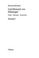 Cover of: Carl-Heinrich von Stülpnagel: Soldat, Philosoph, Verschwörer : Biographie