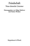 Cover of: Feindschaft: neue deutsche Literatur