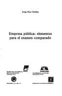 Cover of: Empresa pública: elementos para el examen comparado