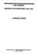 Cover of: Industri och hantverk 1800-1980