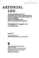 Cover of: Artificial life by Interdisciplinary Workshop on the Synthesis and Simulation of Living Systems (1987 (Los Alamos, N.M.)