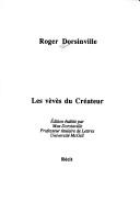 Cover of: Les vèvès du Créateur by Roger Dorsinville