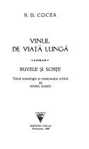 Cover of: Vinul de viață lungă: roman