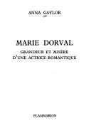 Marie Dorval by Anna Gaylor