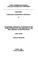 Cover of: Engineering geological conditions of the Loviisa power plant area relating to the final disposal of reactor waste