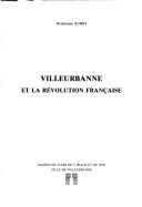 Cover of: Villeurbanne et la Révolution française