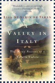 Cover of: A Valley in Italy by Lisa Saint Aubin de Teran