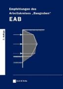 Cover of: Empfehlungen des Arbeitskreises "Baugruben," EAB