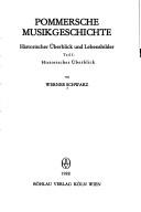 Cover of: Pommersche Musikgeschichte: historischer Überblick und Lebensbilder