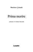 Cover of: Prima morire