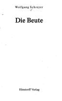 Cover of: Die Beute
