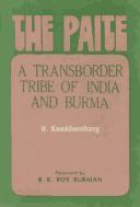 Cover of: The Paite, a transborder tribe of India and Burma