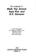 Cover of: The language of Mulk Raj Anand, Raja Rao, and R.K. Narayan by Reza Ahmad Nasimi