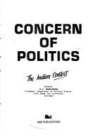 Cover of: Concern of politics