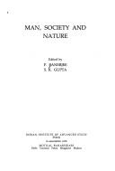 Cover of: Man, society, and nature