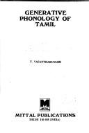 Cover of: Generative phonology of Tamil
