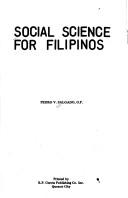 Social science for Filipinos by Pedro V. Salgado