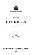 Cover of: I La Galigo by Rudolf Arnold Kern