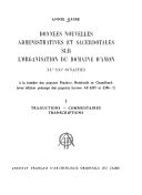 Cover of: Données nouvelles administratives et sacerdotales sur l'organisation du domaine d'Amon, XXe-XXIe dynasties: à la lumière des papyrus Prachov, Reinhardt et Grundbuch (avec édition princeps des papyrus Louvre AF 6345 et 6346-7)