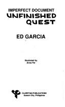 Cover of: Unfinished quest by Ed Garcia