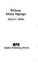 Cover of: Without kiinua mgongo
