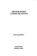 Cover of: Meteor burst communications