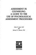 Cover of: Assessment in counseling: a guide to the use of psychological assessment procedures