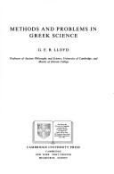 Methods and Problems in Greek Science by G. E. R. Lloyd