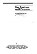 Cover of: Data structures and C programs