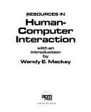 Cover of: Resources in human-computer interaction