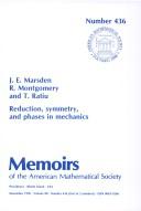 Cover of: Reduction, symmetry, and phases in mechanics | Jerrold E. Marsden