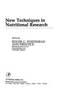 Cover of: New techniques in nutritional research