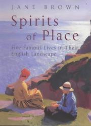 Cover of: Spirits of place by Jane Brown