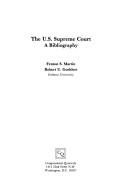Cover of: The U.S. Supreme Court: a bibliography