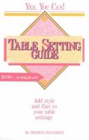 Cover of: Table setting guide