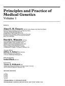 Cover of: Principles and practice of medical genetics