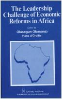 Cover of: The Leadership challenge of economic reforms in Africa