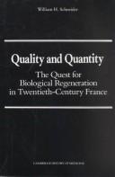 Cover of: Quality and quantity by Schneider, William H.