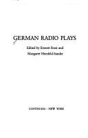 Cover of: German radio plays