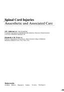 Cover of: Spinal cord injuries by [edited by] J.D. Alderson, Elizabeth A.M. Frost.