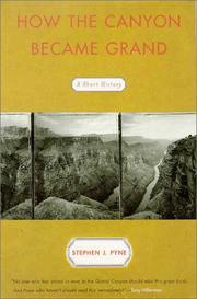 Cover of: How the Canyon Became Grand