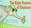 Cover of: The right number of elephants