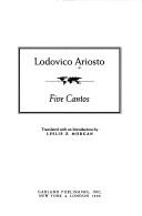 Five cantos by Lodovico Ariosto