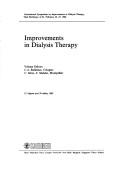 Improvements in dialysis therapy by International Symposium on Improvements in Dialysis Therapy (1988 Bad Homburg vor der Höhe, Germany)