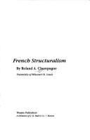 Cover of: French structuralism